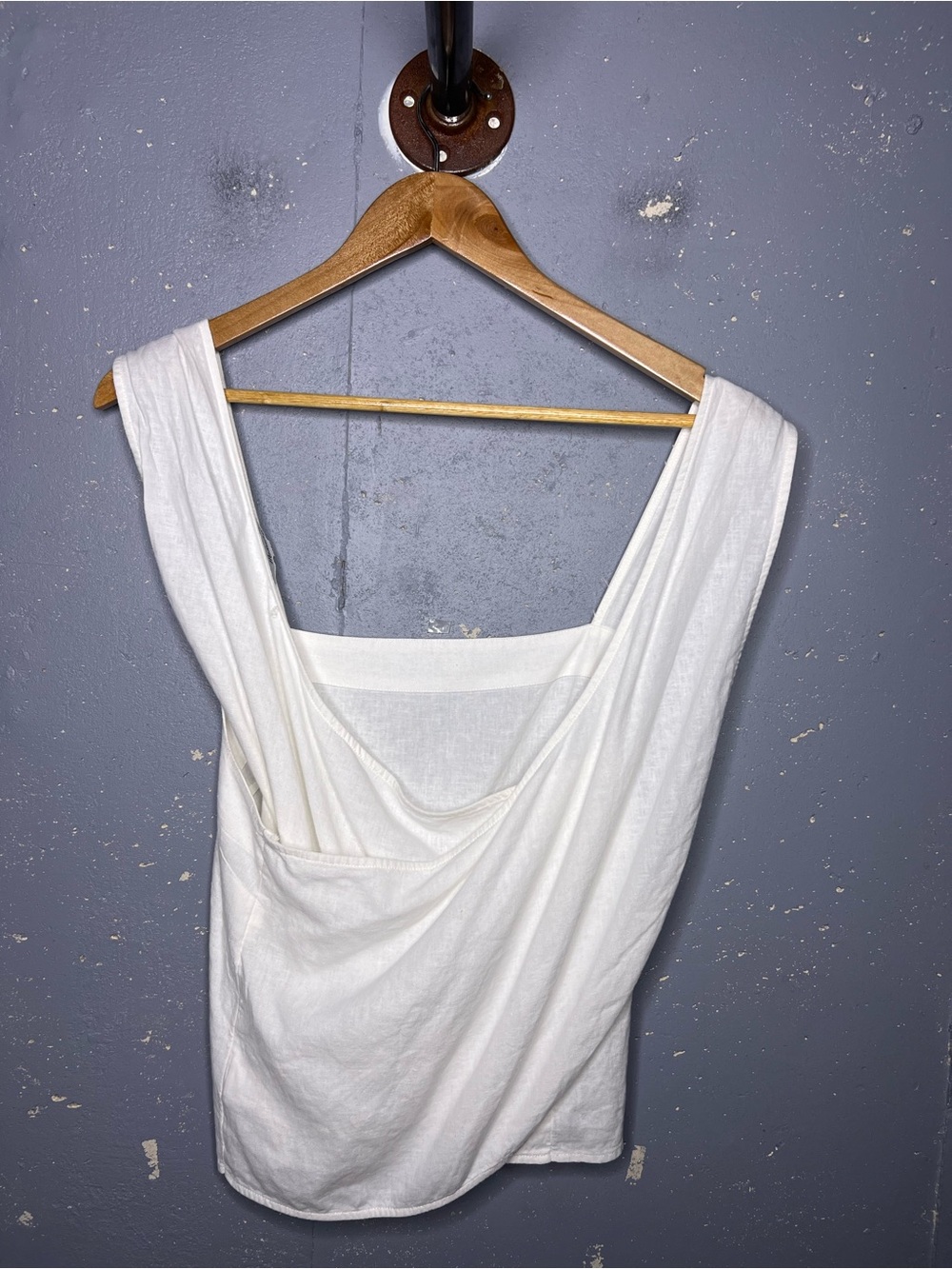 Madewell Irene Linen Blend Top Size 12 - Picture 5 of 5